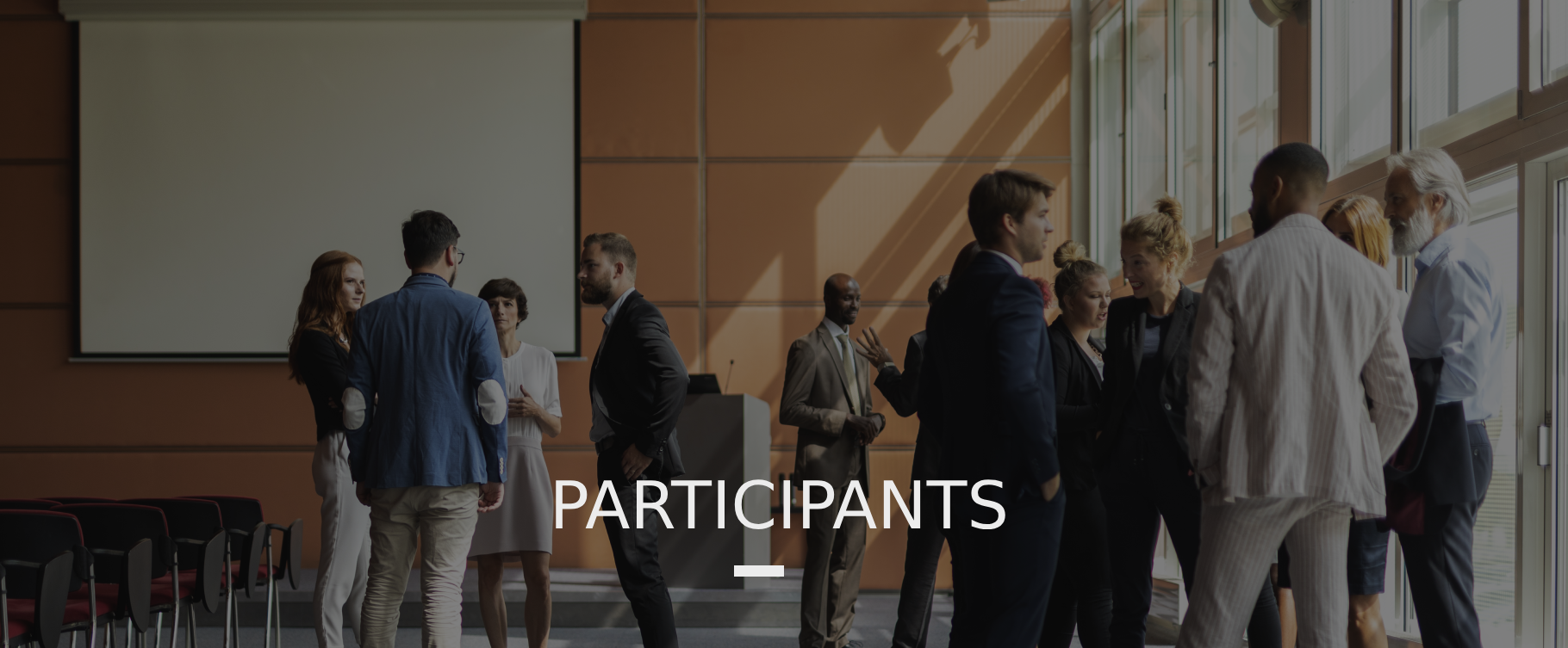 people talking in a conference room